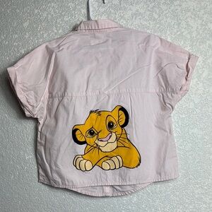 Zara Disney Kids Pink Simba Shirt